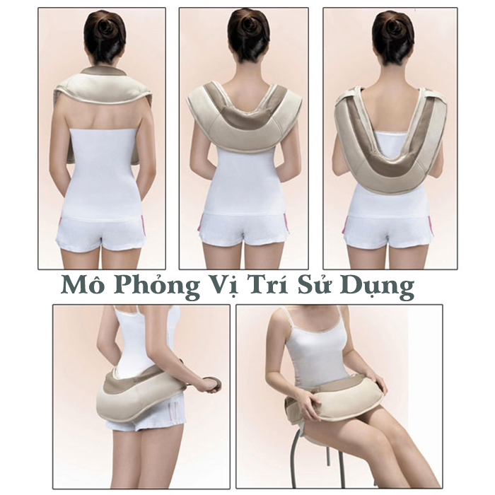 Máy massage đấm bóp lưng, cổ, vai gáy Neck Shoulder W-808 - 2kg 5