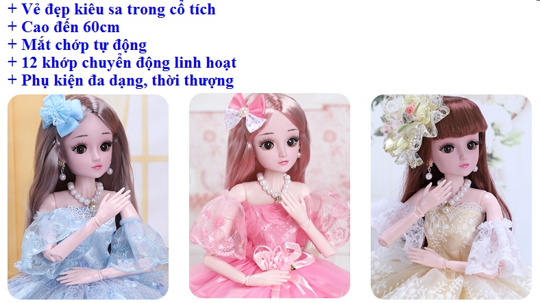 Búp bê Barbie cao cấp thế hệ mới