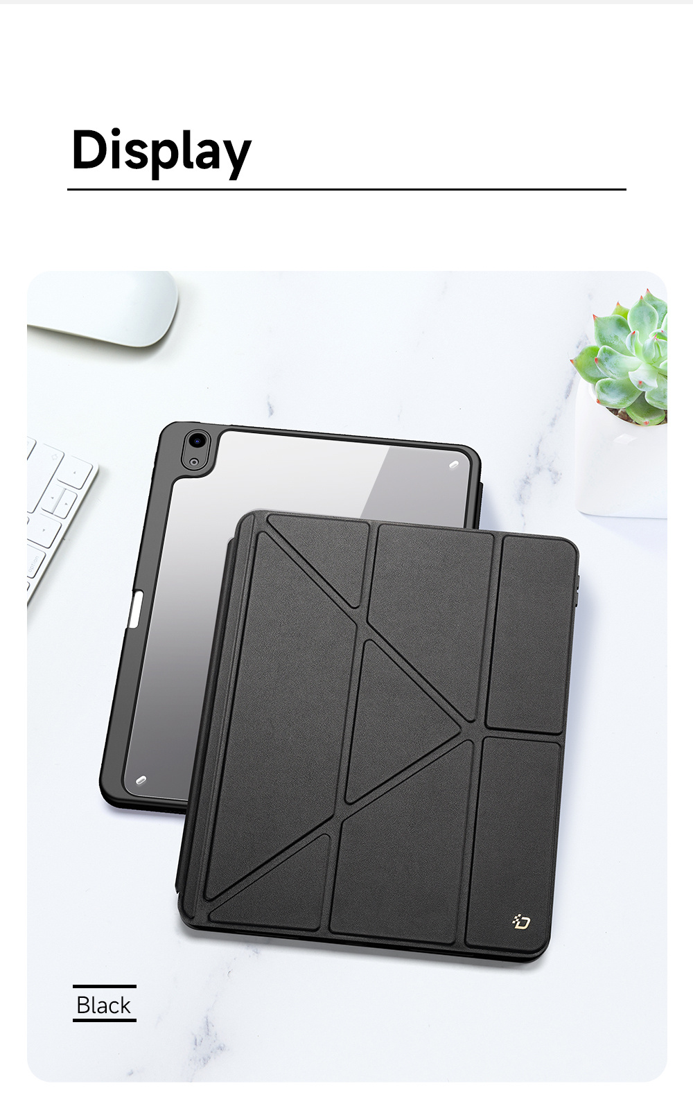 Bao Da Dành Cho iPad Air 4/ Air 5 10.9/ Air 11 inch 2024 Dux Ducis Magi Series Có Khe Cắm Bút, Tự Động Tắt Mở - Hàng Chính Hãng