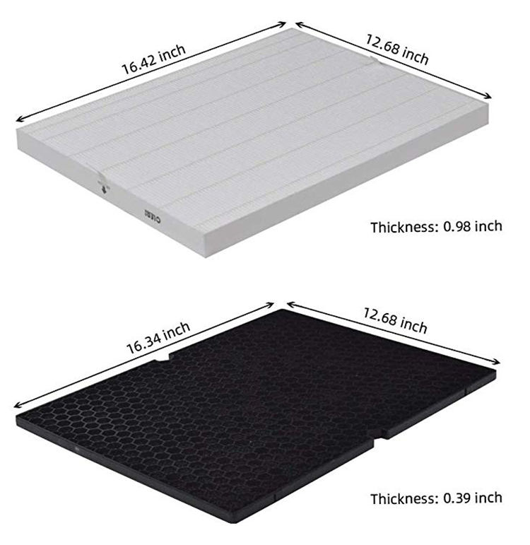 Hepa Filter+Honeycomb Mesh Replacement Filter for Winix 5500-2 Air Purifier