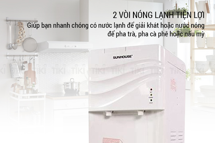 Cây Nước Nóng Lạnh Sunhouse SHD9613 - Hàng Chính Hãng