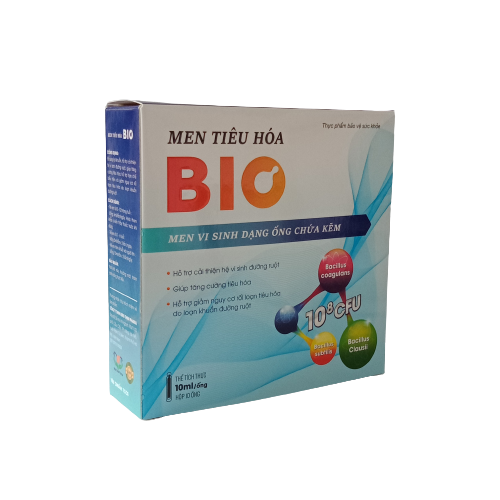 Men tiêu hóa BIO - Bố sung 2 tỷ lợi khuẩn và kẽm - Hỗ trợ cải thiện hệ vi sinh đường ruột, giúp tăng cường tiêu hóa - Hộp 10 ống x 10ml 4