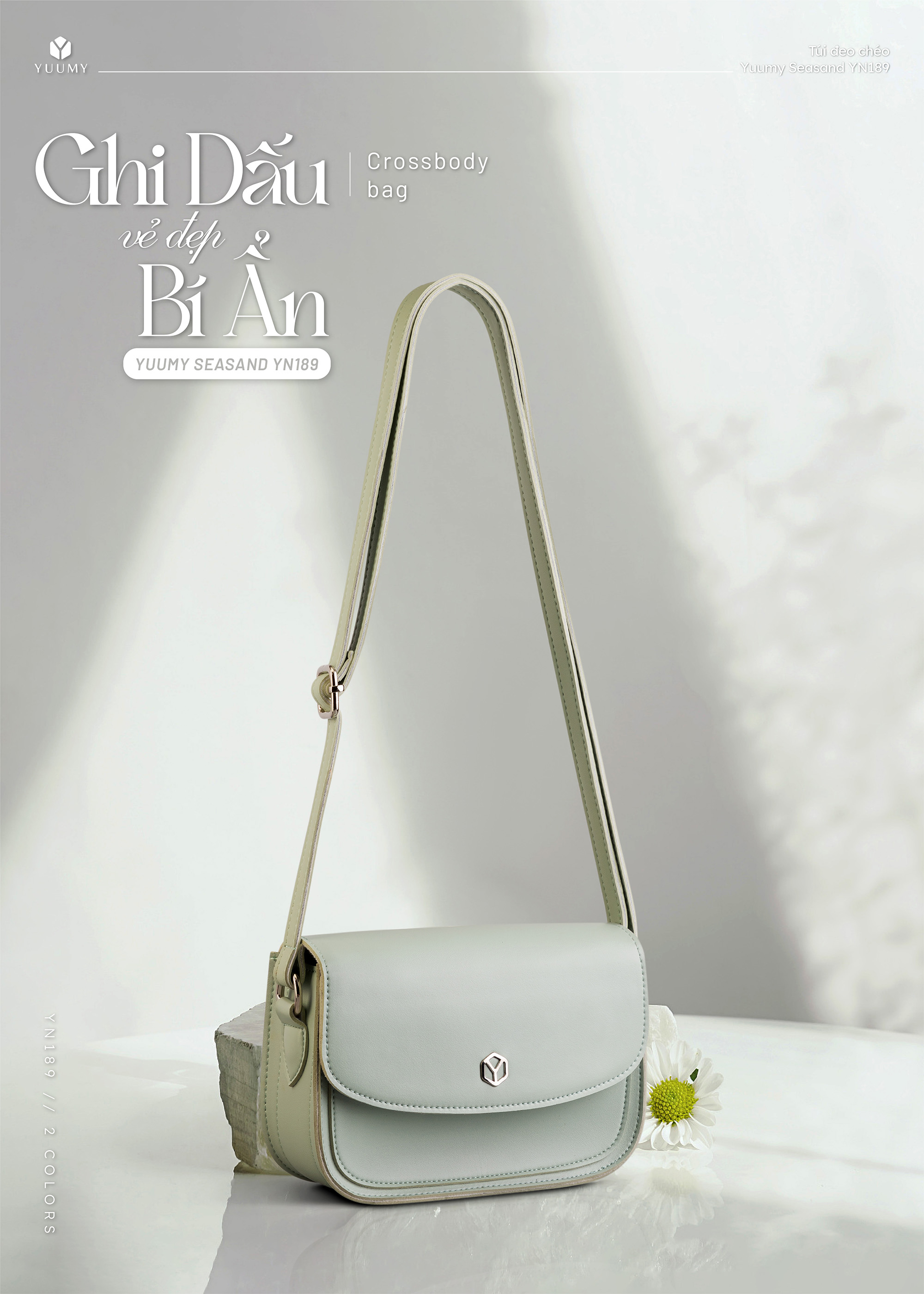 Túi đeo chéo nữ YUUMY ( Sành điệu mini Seasand YN189 )