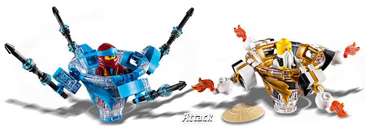 Con Quay Lốc Xoáy Nước Và Lốc Xoáy Tối Thượng LEGO 70663