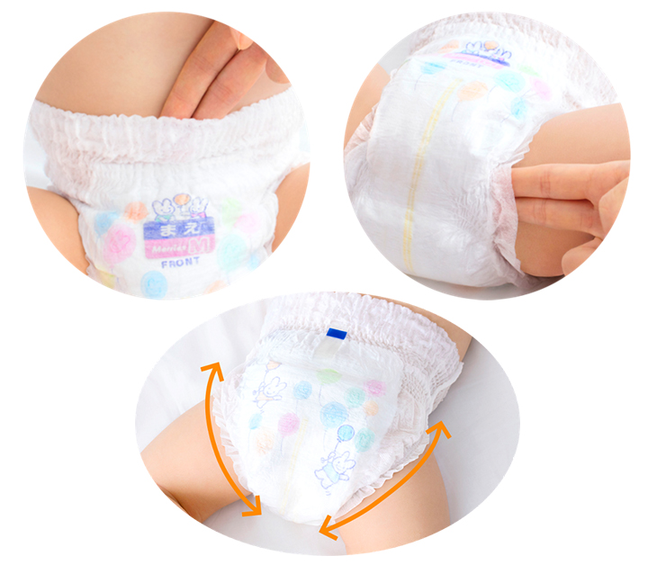 Bỉm - Tã quần Merries size M 64 nội địa thêm miếng (Cho bé 6 - 11kg) 4