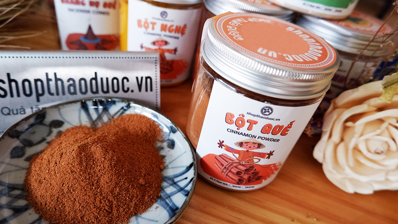 Bột Quế Sấy Lạnh 100g Shopthaoduoc - Bột Quế Nguyên Chất 100%