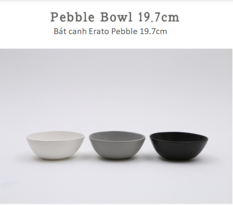 Bát canh to Pebble 19.7cm- Erato- Hàng nhập khẩu Hàn Quốc