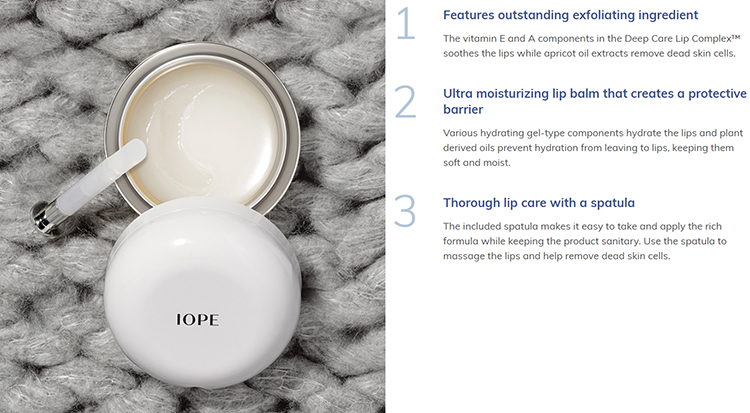 IOPE Deep Care Rich Lip Balm 12g