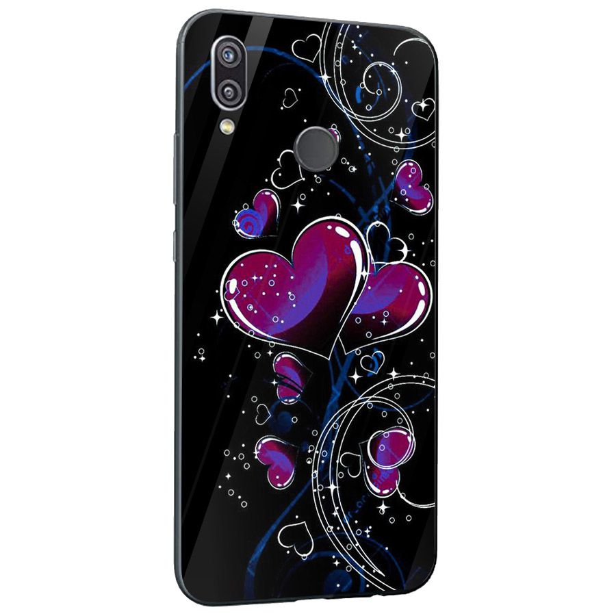 Ốp kính cường lực cho điện thoại Huawei NOVA 3E/P20 LITE - trái tim tình yêu MS LOVE079