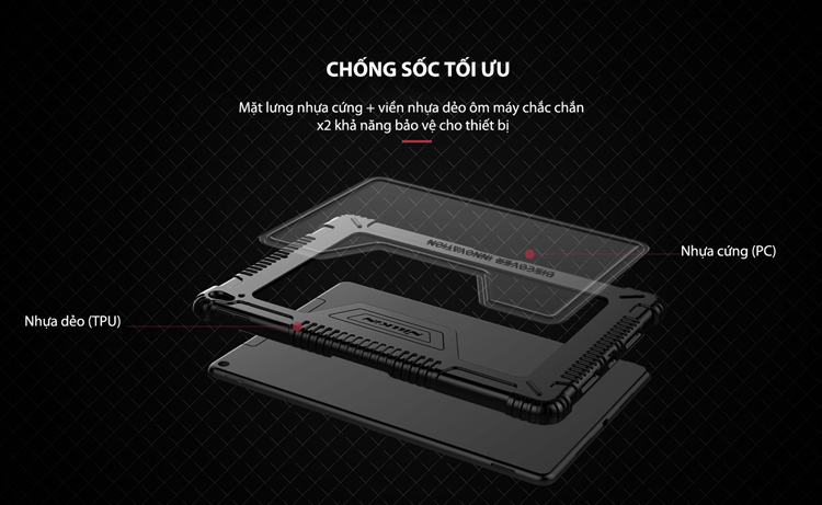 Bao da iPad Air 10.5/ Pro 10.5 Nillkin with Pencil Holder