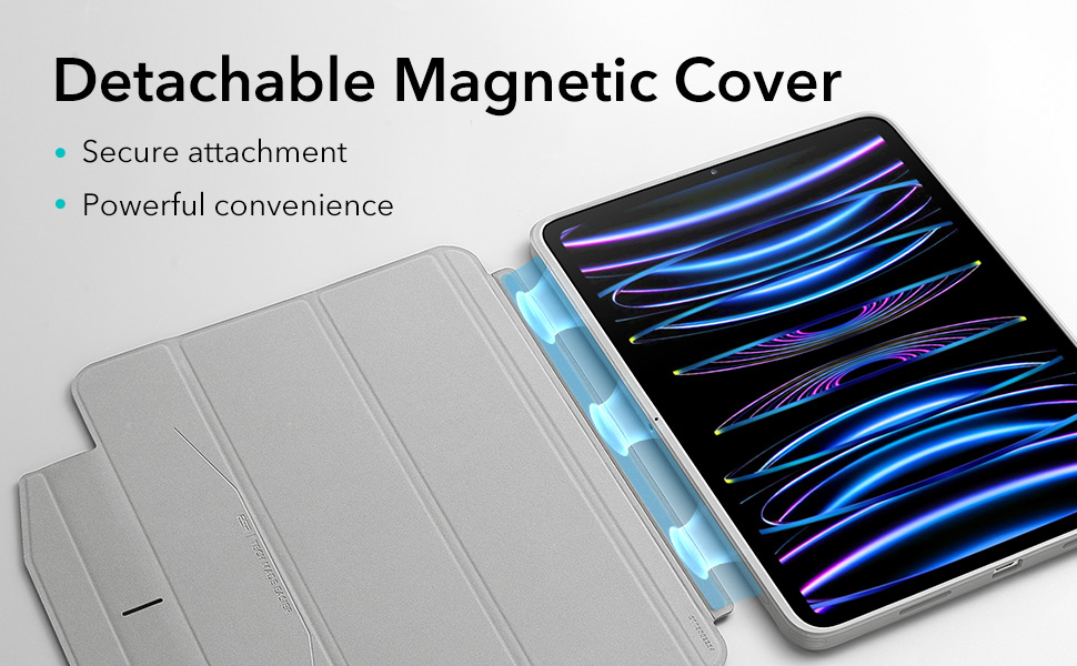 Bao Da dành cho iPad Pro 11 inch 2022/2021 ESR Ascend Hybrid Trifold Case - Hàng Chính Hãng