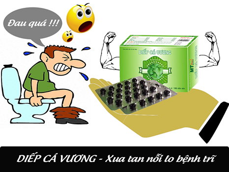 viên giấp cá chữa táo bón và trĩ