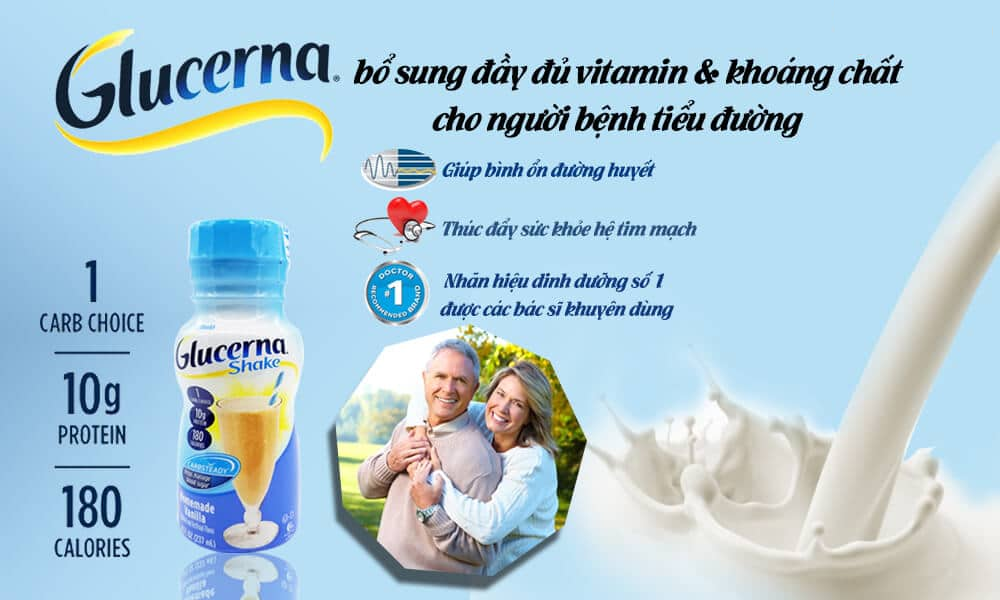 thùng 24 chai sữa dinh dưỡng dành cho người tiểu đường glucerna vanilla shake (237 ml) - nhập khẩu mỹ 2