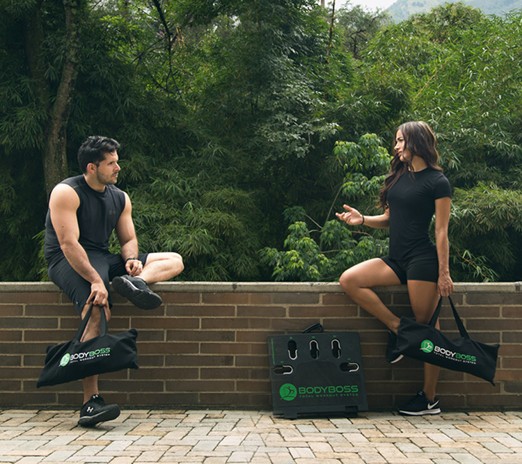 Thiết Bị Tập Toàn Thân Xách Tay Bodyboss (4 Dây) - Hàng Chính Hãng