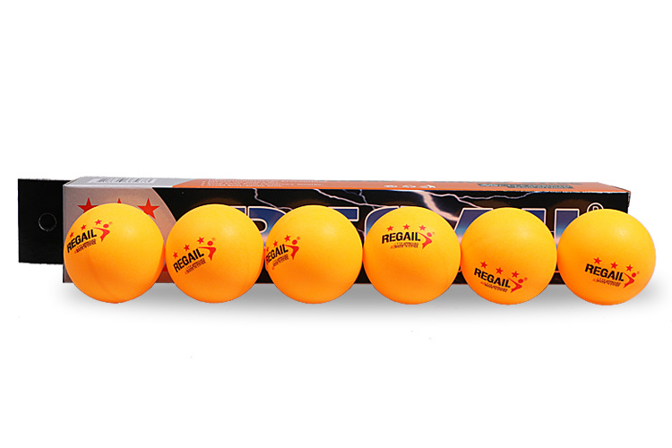 Banh Bóng Bàn 3 Sao Hộp 6 Quả Cao Cấp Tiêu Chuẩn Thi Đấu REGAIL YE-5673