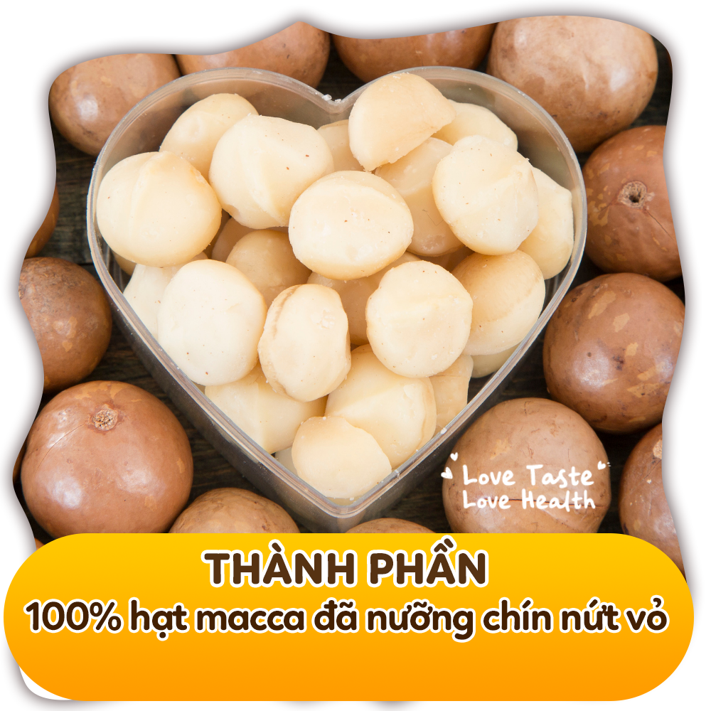 Hạt Macca Úc Nứt Vỏ Pams [Tặng kèm khui hạt] Macca Hữu Cơ Nhập Khẩu Úc, Hạt A Size 25-28