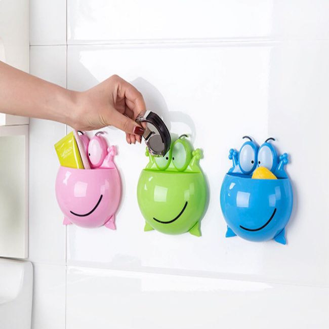 Combo dụng cụ đựng vật dụng hình ếch đa năng + máy tạo 3 kiểu tóc thời trang sành điệu 