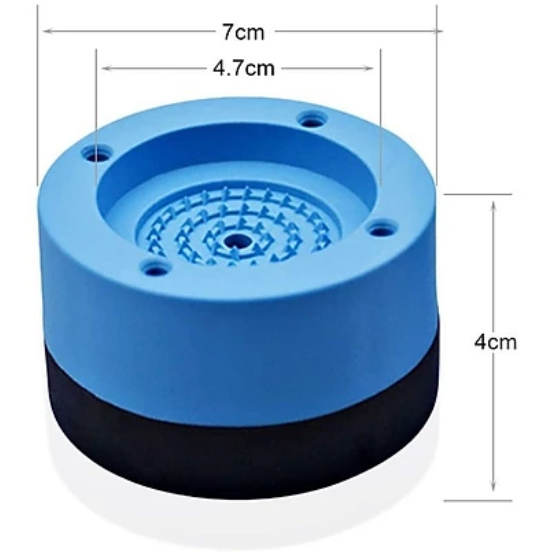 Bộ 4 miếng đệm cao su lót chân máy giặt chống rung chống ồn