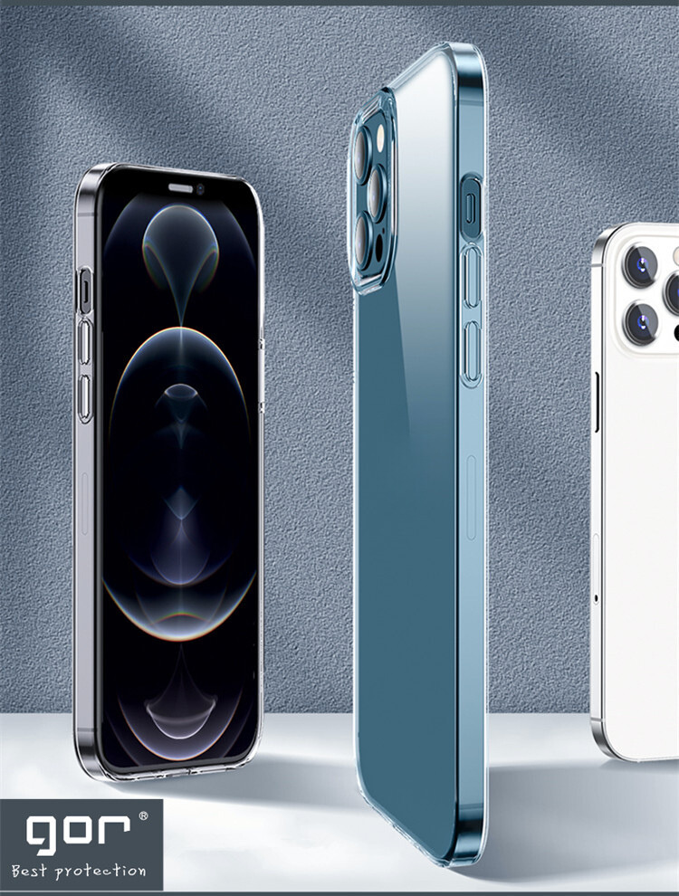 Ốp Lưng cho iPhone 16 / 16 Plus / 16 Pro / 16 Pro Max Silicon TPU trong suốt GOR_ Hàng chính hãng