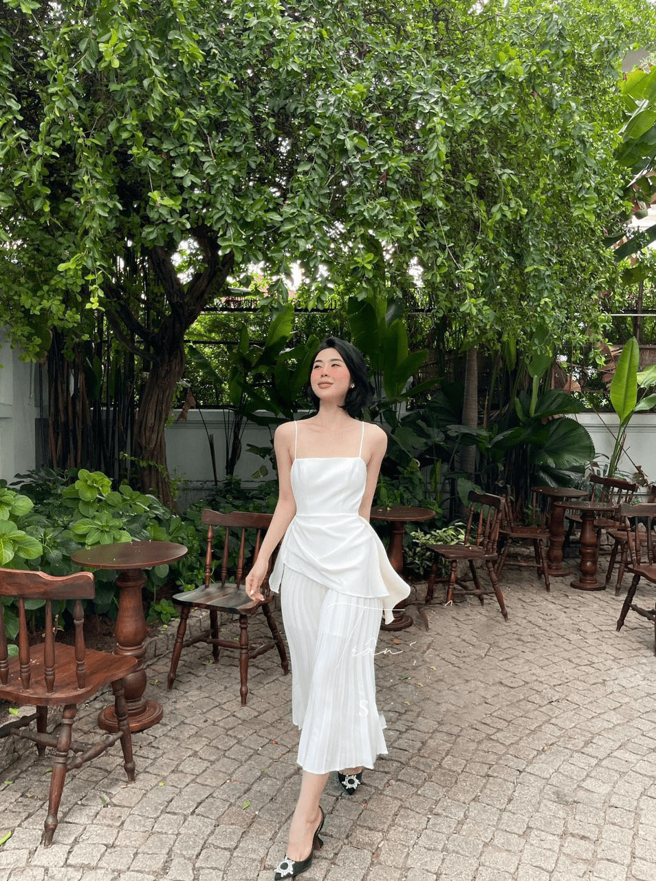 Set Áo Peplum Và Chân váy Tay Lỡ Thanh Lịch  VADLADY