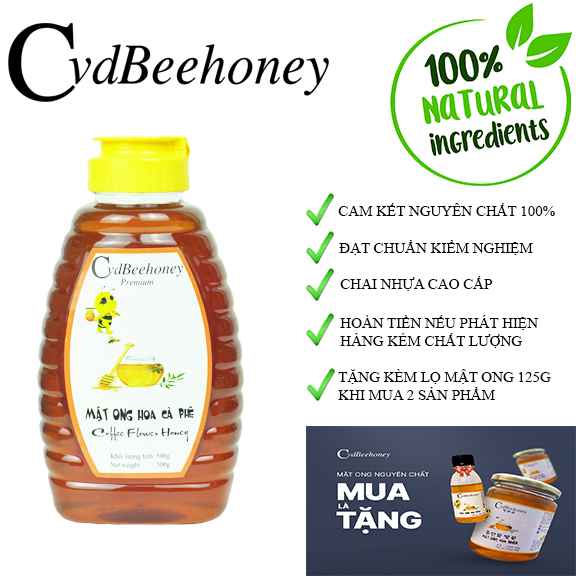 mật ong hoa cafe 500g cvdbeehoney mua 2 tặng 1 - coffee flower honey cvdbeehoney 1