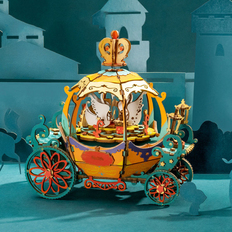Đồ chơi lắp ráp gỗ 3D Mô hình Hộp nhạc Music Box AM41AM45  Lazadavn