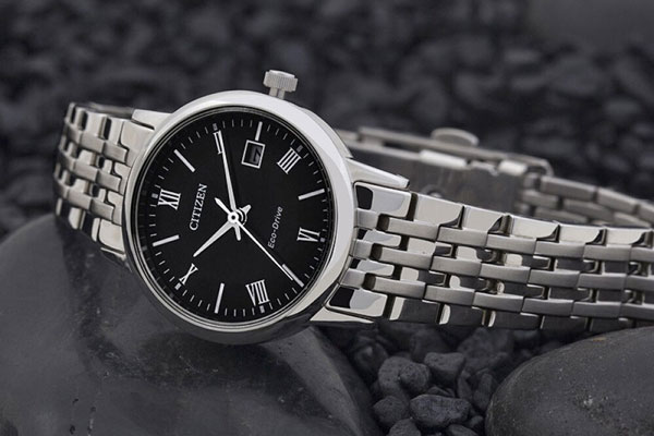 Đồng Hồ Citizen Nữ Dây Kim Loại Máy Eco-Drive EW1580-50E