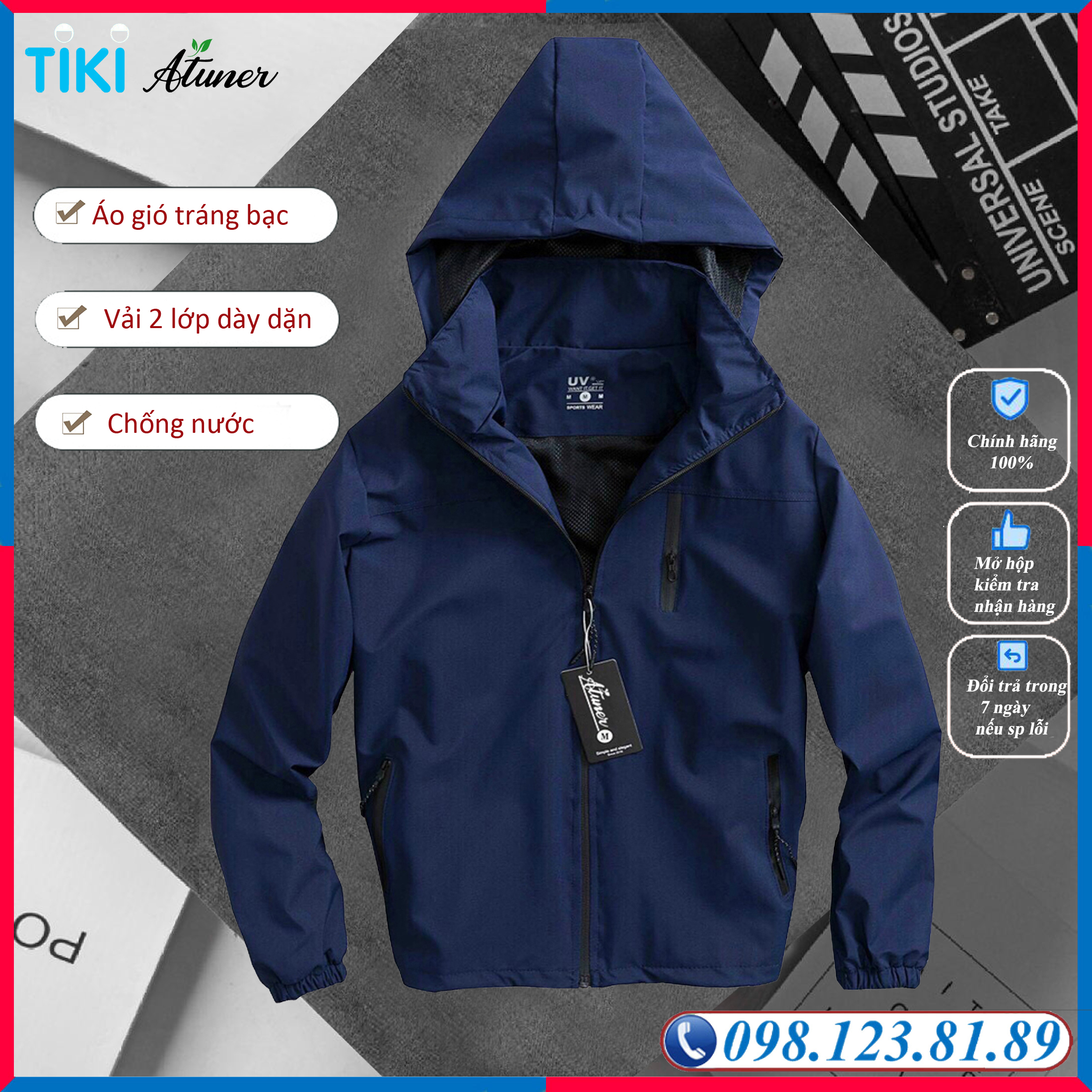 Mua Áo khoác gió tráng bạc chống nước cao cấp ATUNER AT022, kiểu dáng unisex thời trang, phù hợp cho cả nam và nữ , vải 2 lớp chống nước, chống gió, nhiều màu - Hàng Chính Hãng - Xanh cổ vịt - M tại AFAST VIỆT NAM Mua Áo Khoác Gió Tráng Bạc Chống Nước Cao Cấp Atuner At022, Kiểu Dáng Unisex Thời Trang, Phù Hợp Cho Cả Nam Và Nữ , Vải 2 Lớp Chống Nước, Chống Gió, Nhiều Màu - Hàng Chính Hãng - Xanh Cổ Vịt - M Tại Afast Việt Nam
