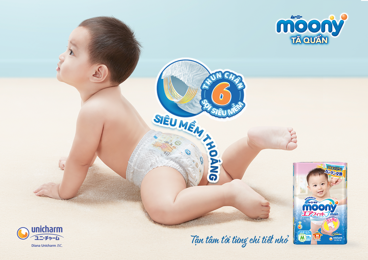 Tã Quần Moony Bé Gái Gói Đại - XXL (26 Miếng)