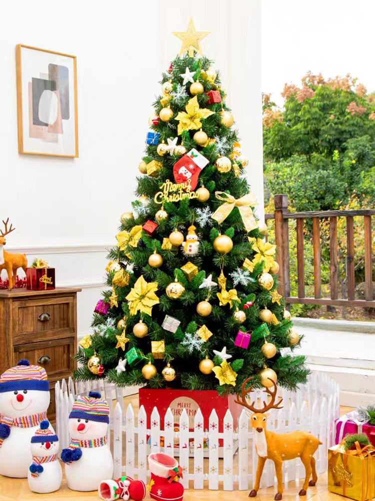 Cây Thông Noel Loại Đẹp Tán Rộng, Lá Xanh Dày, Đế Chân Sắt Công Nghệ Hàn Quốc Tặng Kèm Dây Và Ngôi Sao Kim Tuyến (Quà Tặng Màu Ngẫu Nhiên)