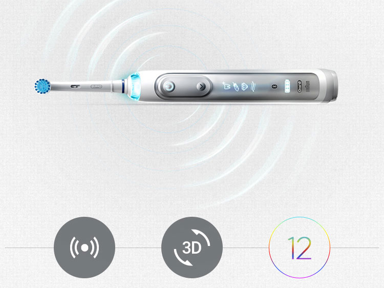 Bàn Chảy Đánh Răng 3D Bằng Điện Nhập Khẩu Từ Đức Oral B IBrush8000