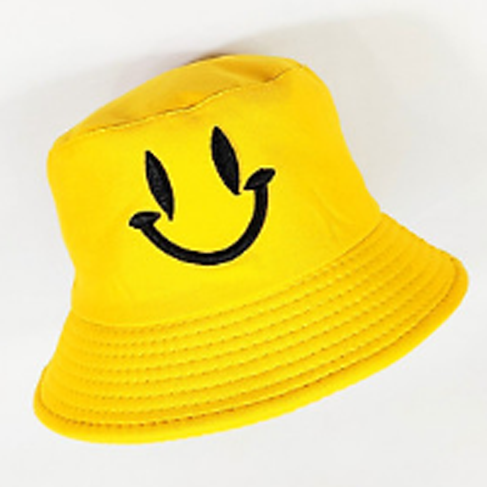 Nón bucket mặt cười Unisex siêu dễ thương, mang phong cách vui vẻ mới - Hạnh Dương