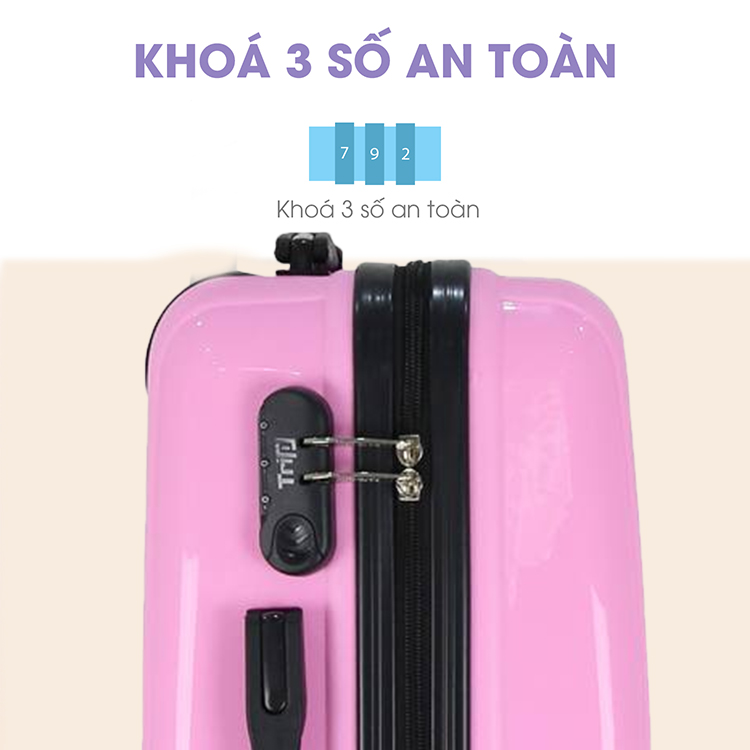 Vali Nhựa Dẻo TRIP PP103 - Hồng