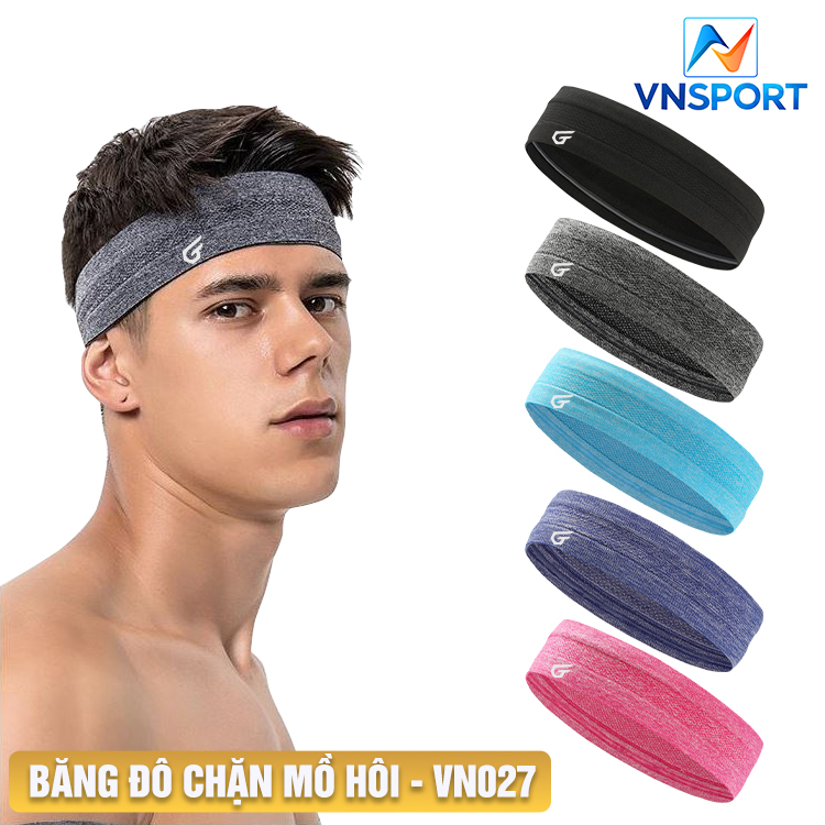 Băng Đô Thể Thao Chặn Mồ Hôi Trán - VN027, Băng Đô Có Độ Co Giãn Tốt Và Thấm Hút Mồ Hôi Rất Tốt
