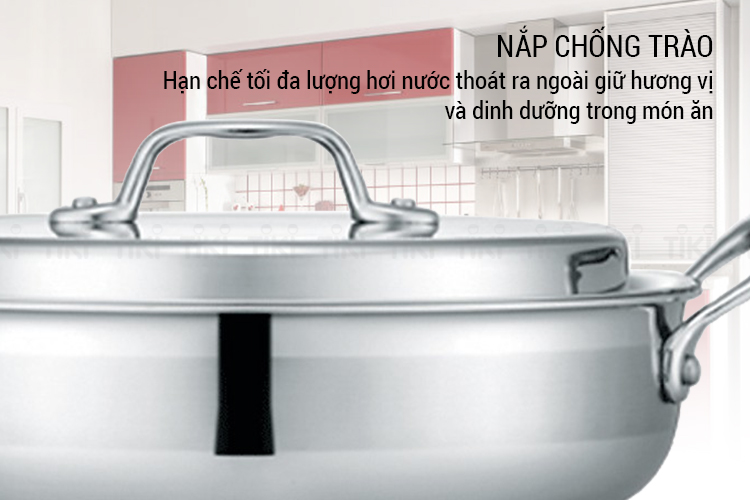 Xửng hấp Inox PoongNyun LCPT-28S - Size 28cm