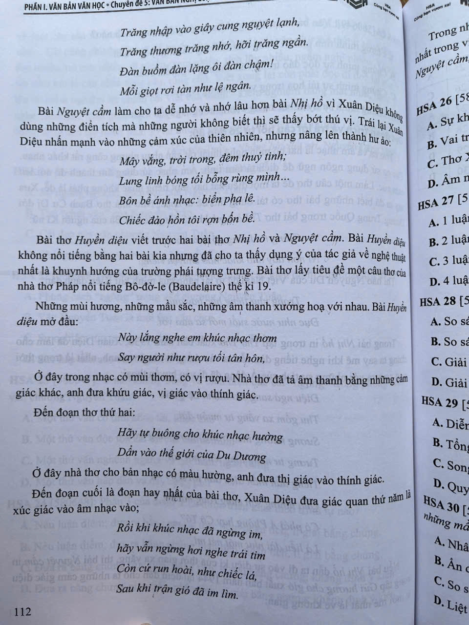 Sách - Chuyên đề trọng tâm ôn thi đánh giá năng lực HSA phần định tính