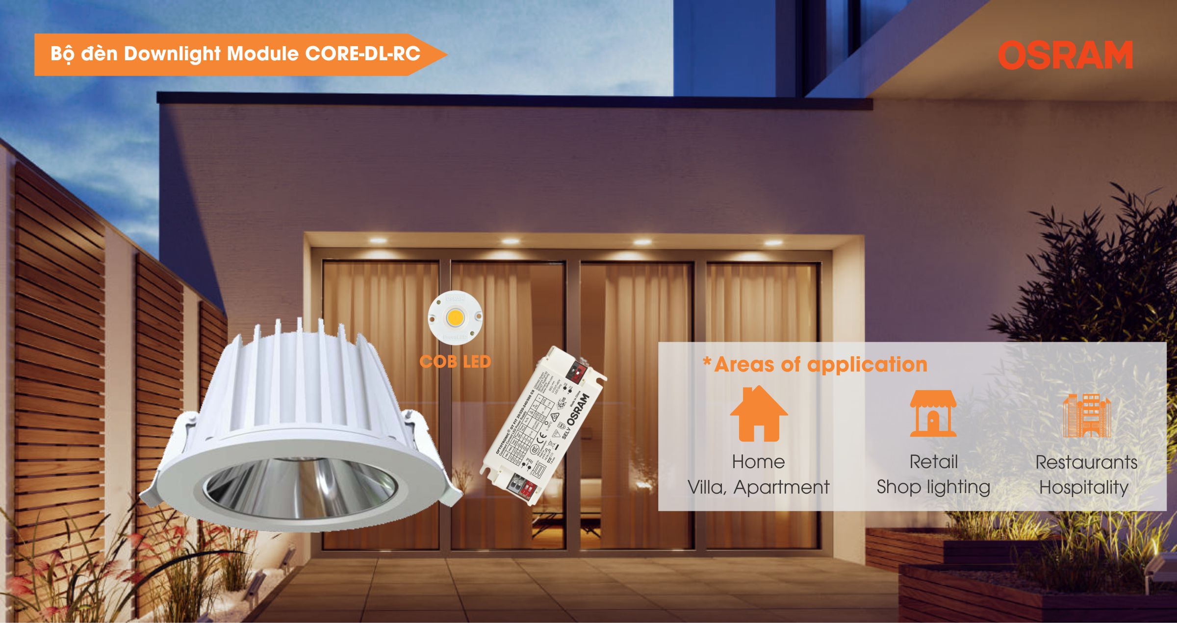 LED Downlight Module CORE-DL-RC OSRAM