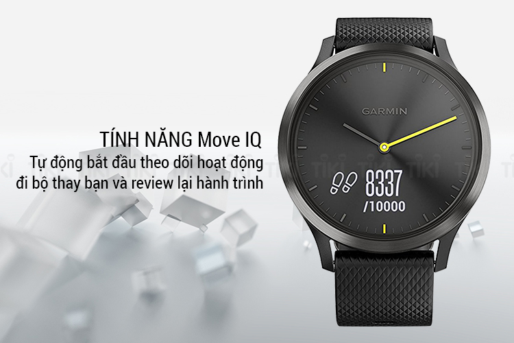 Đồng Hồ Thông Minh Garmin Vivomove HR Sport - Hàng Chính Hãng