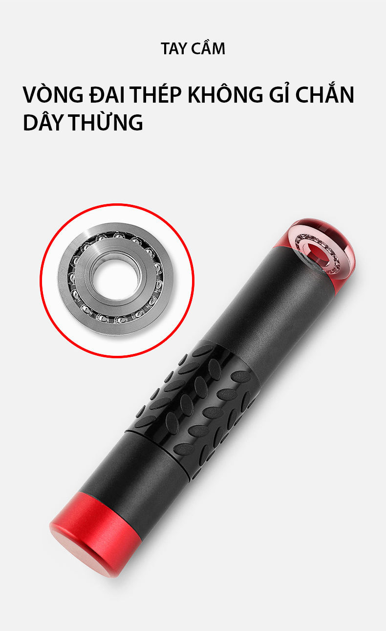 Dây nhảy thể lực CLEACCO trọng lượng nặng 400g , tay cầm kim loại đầm tay ( dùng trong Boxing, Muay Thai ) giúp  đốt cháy calo nhanh  + tặng kèm túi vải BORO SPORT