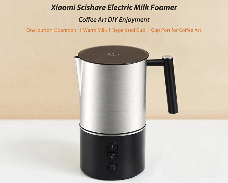 Xiaomi Scishare Electric Milk Foamer Bubble Coffee DIY Machine Latte Art Creamer Maker Warm Milk Cappuccino Frother