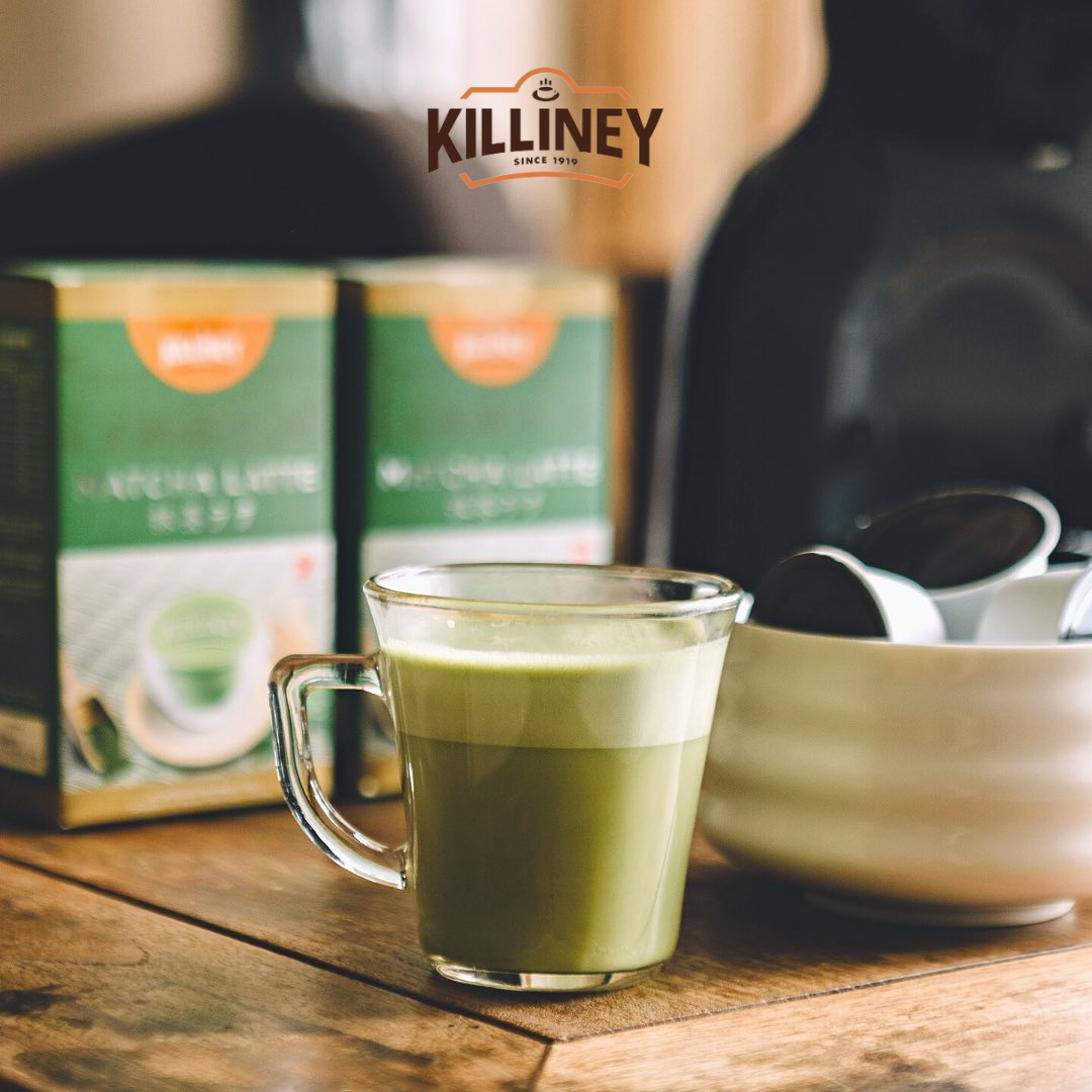 Hộp 10 Viên Nén Trà Sữa Matcha Thơm Ngon Killiney Matcha Latte  - Tương Thích Máy Pha Cà Phê Dolce Gusto (10 viên x 14g)