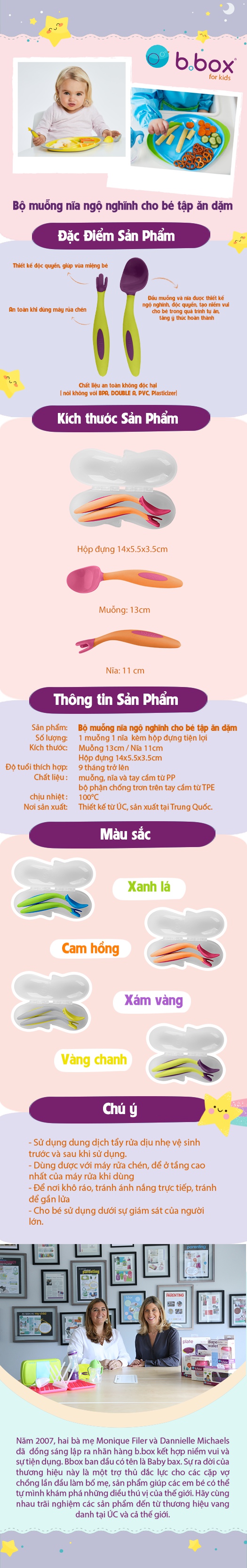 BỘ MUỖNG NĨA BBOX NGỘ NGHĨNH CHO BÉ TẬP ĂN DẶM - MÀU XANH LÁ (KÈM HỘP ĐỰNG TIỆN LỢI) 1