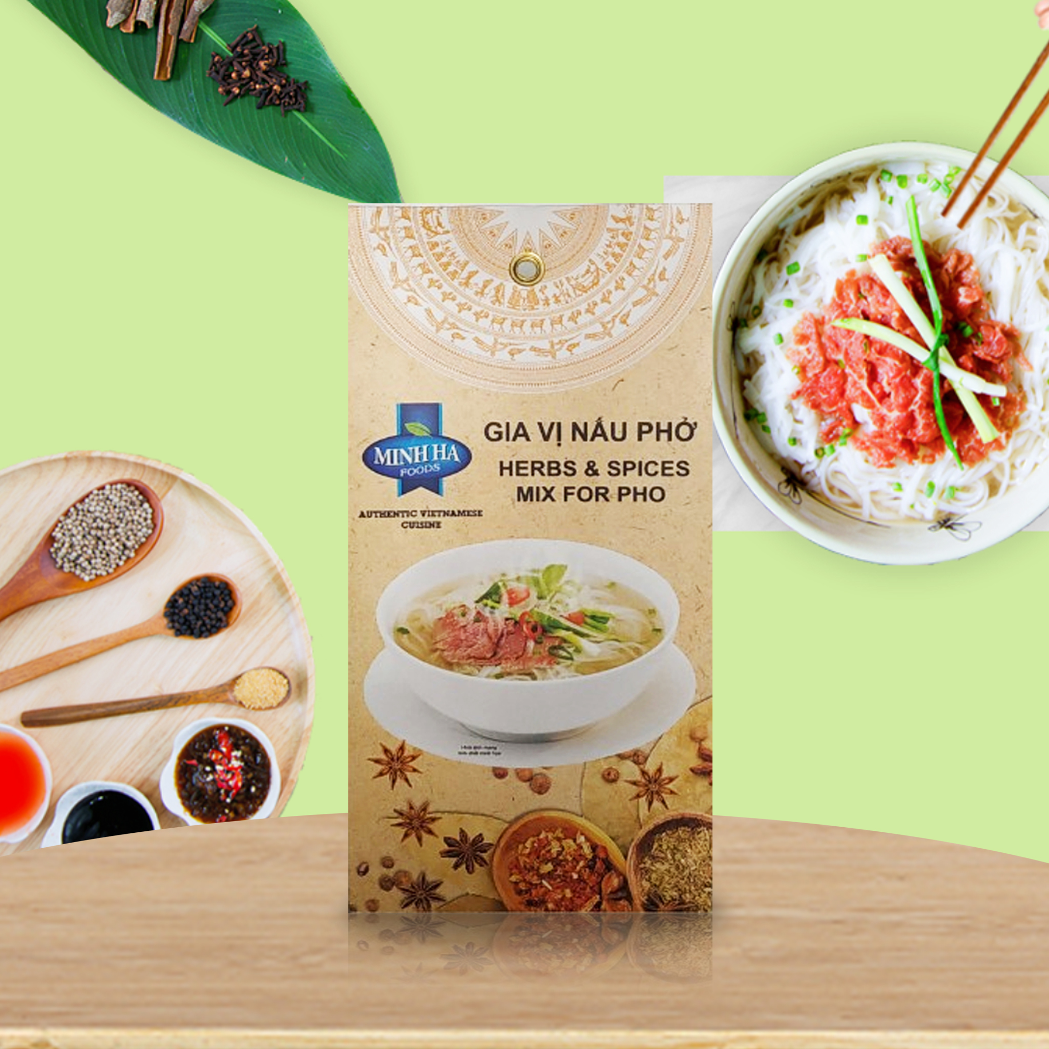 Gia Vị Nấu Phở Minh Hà 100g
