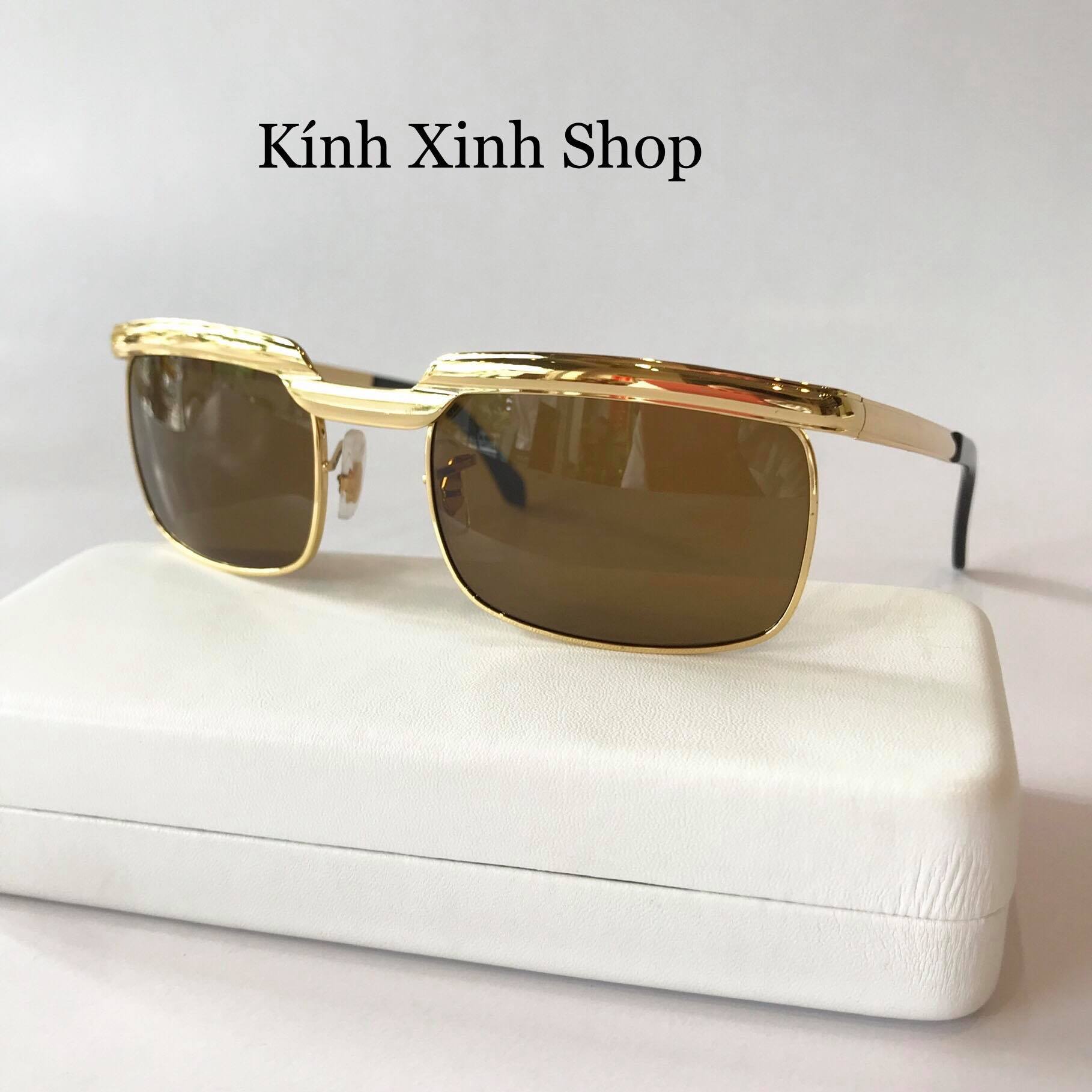 Kính râm Nam Solec 14K Tròng Thủy Tinh Fullbox Phụ Kiện Cao Cấp