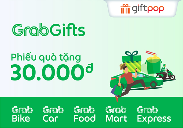 Phiếu Quà Tặng GrabGifts 30K