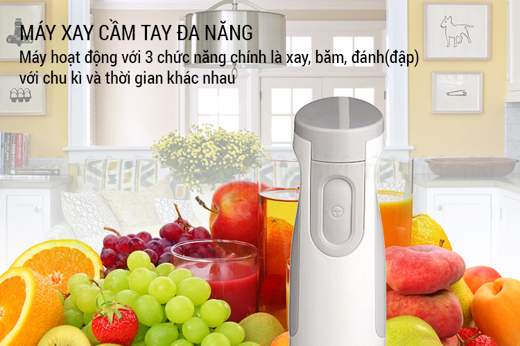 Máy Xay Cầm Tay Panasonic PASO-MX-GS1WRA - Hàng chính hãng