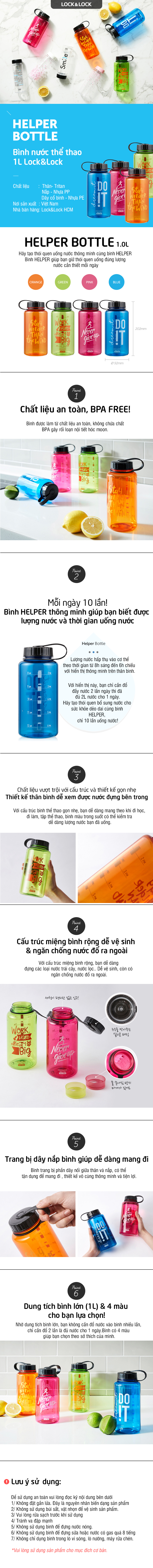 Bình Nước Thể Thao Lock&Lock