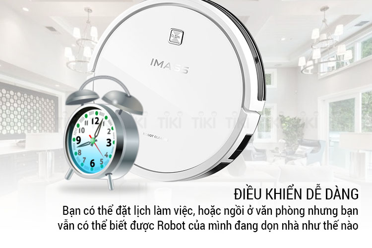 Robot hút bụi, lau nhà IMASS S2 Wifi -Chính hãng