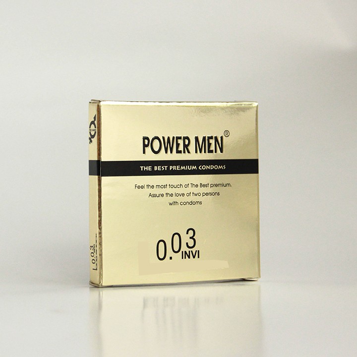 Bao Cao Su 0.03 Kéo Dài Thời Gian Power Men Invi Longshock