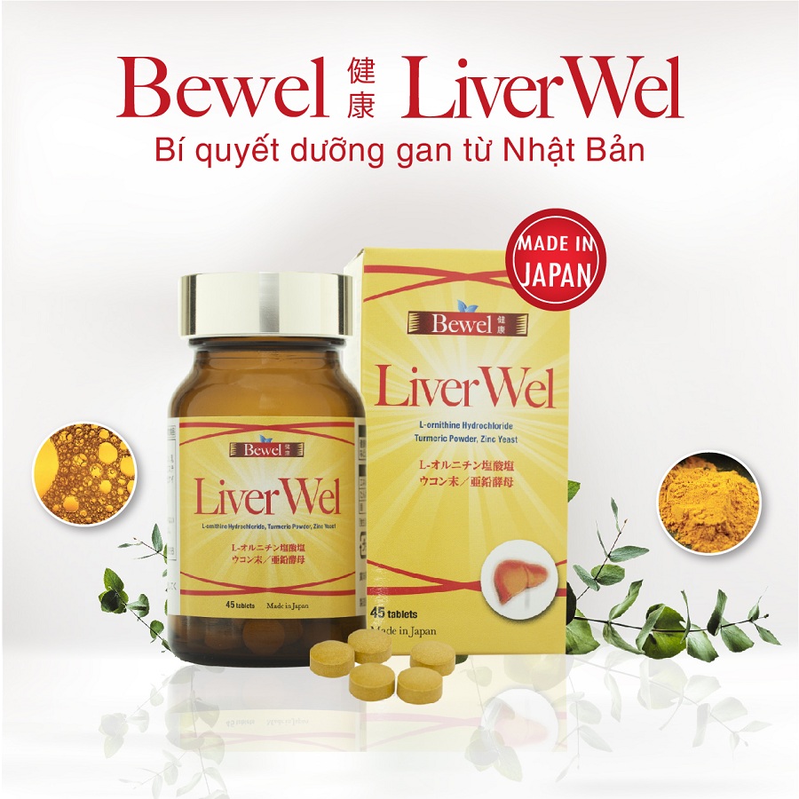 Thực phẩm chức năng dưỡng gan từ Nhật Bản Bewel Liverwel 